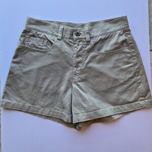 DKNY Tan Khaki Women's Chino Jeans Shorts, Size 2, Good Condition 100% Cotton